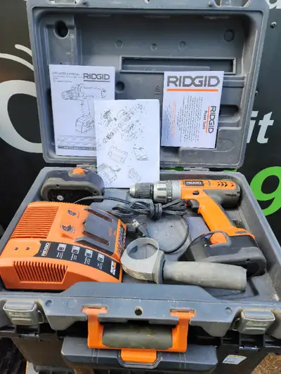 Ridgid 3/8 in(10mm) Variable Speed 14.4V  Battery Drill Charger, View more