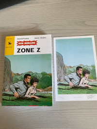 Zone Z Bob Morane Pan Pan avec jaquette et Ex libris 43/100