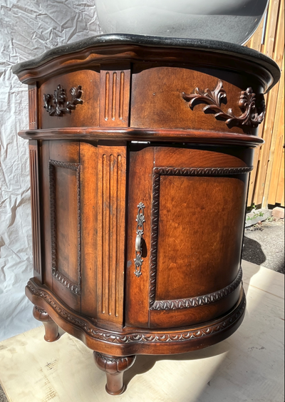 Bathroom Vanity all Wood with Granite Top - Faucet Included, View more