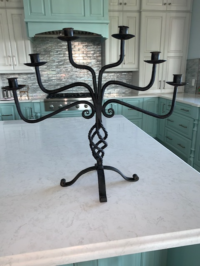 Wedding/Holiday Table Candelabra...Custom made wrought iron, View more