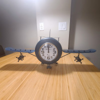 Airplane Decor/Accent Clock 