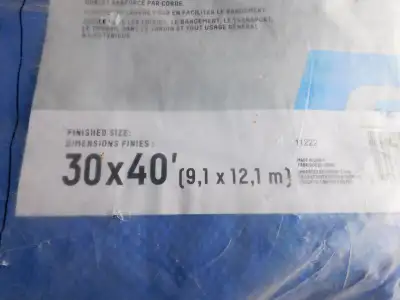 Never used, still in package. Bought it to cover my older camping trailer over the winter months, bu...