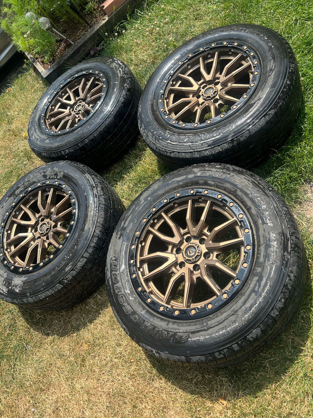 265/60/18 fuel rebel 6x120 Chevrolet Colorado gmc canyon . in Tires & Rims in Mississauga / Peel Region