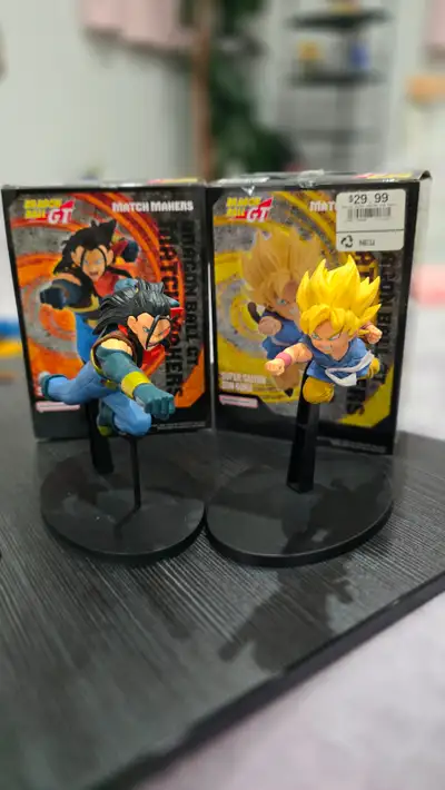 Dragon Ball GT Match Makers Super 17 vs SSJ Goku Figure Set, View more