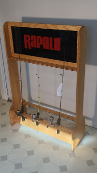 RAPALA    ,     AUTHENTIC ROD HOLDER       .    Holds   30  rods