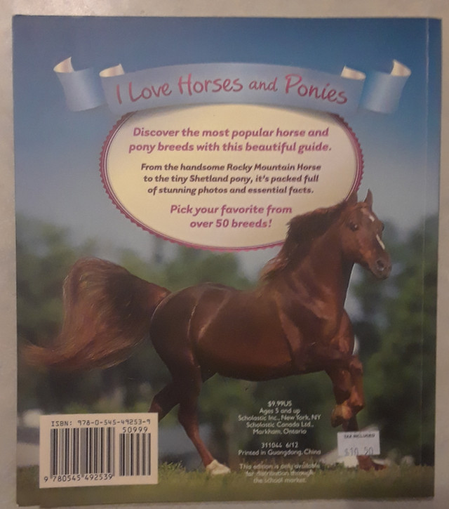 I love horses and ponies book in Other in Kingston - Image 3