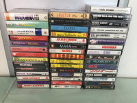 Original Pre-recorded Audio Import Cassettes #45 Lot