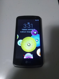 LG K121 used phone, touch doesn't work properly 