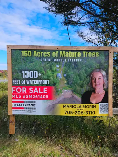 North shore of Lake Huron, between Thessalon and Bruce Mines. Exceptional privacy. No neighbours. Se...