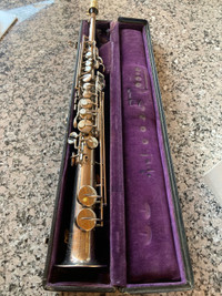 1927 buescher elkhart soprano saxophone 