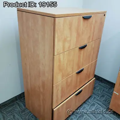 Good quality 4 Drawer lateral cabinet is fit to serve your storage needs While this cabinet is locki...