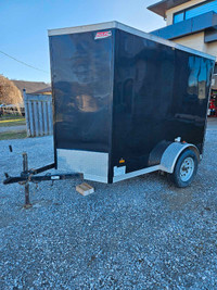 5x8 enclosed trailer,  6 feet inside height. 
