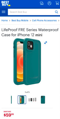 iPhone 12 mini waterproof case (new)