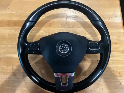 Vw mk6 steering wheel with air bag In very good condition Stereo controls built in the face of the w...