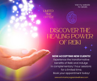 Complementary 1 Hour Reiki Treatments
