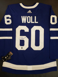Joseph Woll Autographed Toronto Maple Leafs Adidas Jersey COJO
