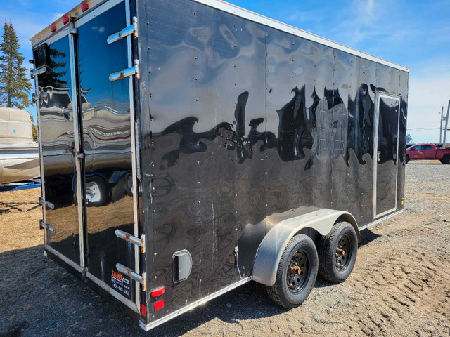 Cargo 7x16 V-Nose Extra Hauteur in Cargo & Utility Trailers in Gatineau - Image 4