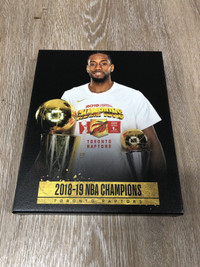 Kawhi Leonard Canvas Mounted Print 8” x 10” x 1” Frame