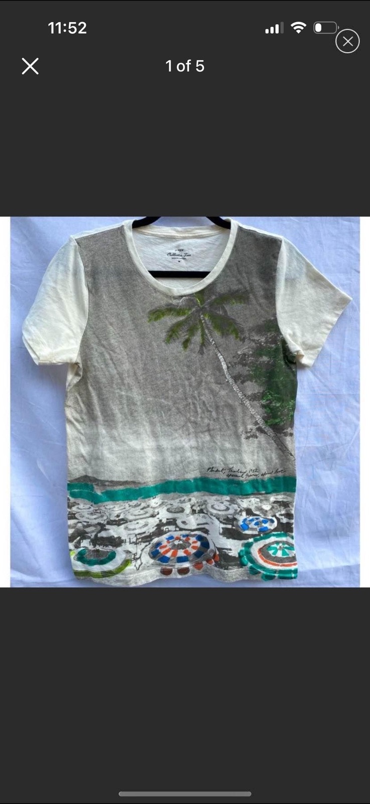 J.Crew, J Crew T Collector Thailand Shirt Tee