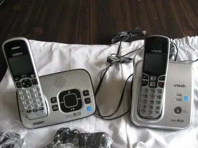 Vtech and Uniden cordless phones - $ 20 each.
