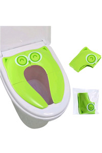 Portable Foldable Travel Potty Training Seat Cover Green