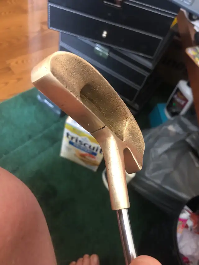 Otey Crisman collectors vintage brass putter *NEW GRIP* *UPDATE* in Golf in Peterborough - Image 8