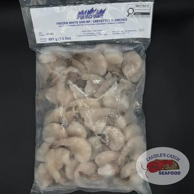 Frozen Black Tiger  And White Pacific Shrimp