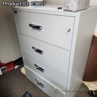 Gardex Grey 4 Drawer Lateral Fire Proof Cabinet
