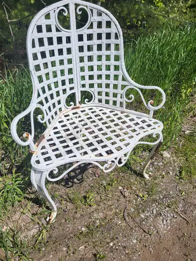 Metal Garden Chair / Plant Stand, View more