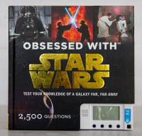 Obsessed with Star Wars Hardcover Electronic Trivia Book