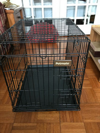 Cage à chien et tapis