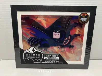 Batman Animated Series Pop Art Animation Cel New Sealed w/ COA $25. Shipping available