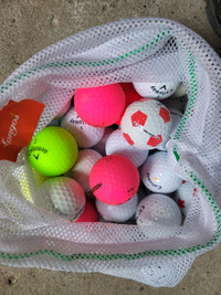 Callaway, Titleist and Taylor Made Golf Balls