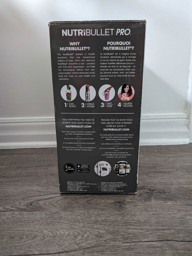 Nutribullet Pro 900 in Processors, Blenders & Juicers in Ottawa - Image 2