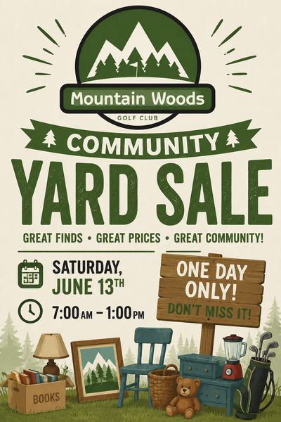 Mountain Woods Community Yard Sale, View more