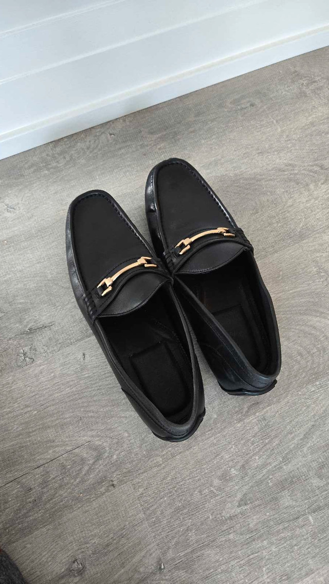 Aldo Black Leather Loafers in Men's Shoes in City of Toronto - Image 3