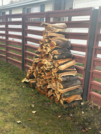 Fire wood split last year 