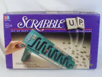 Scrabble UP 1996 Board Game Milton Bradley 100% Complete