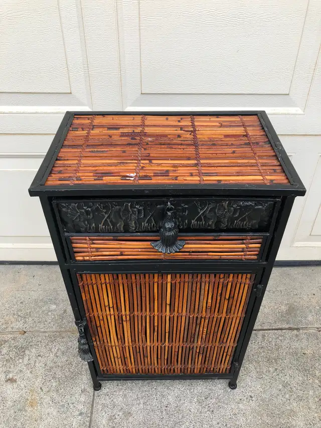 Bamboo and Metal Cabinet in Other in City of Toronto - Image 2