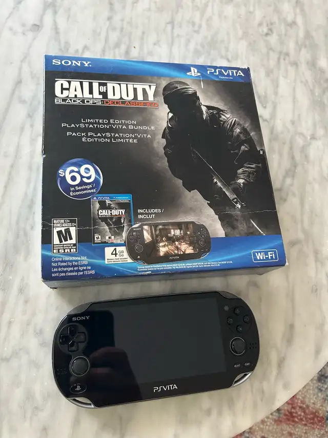 PSVita COD Black Ops Declassified Limited Edition