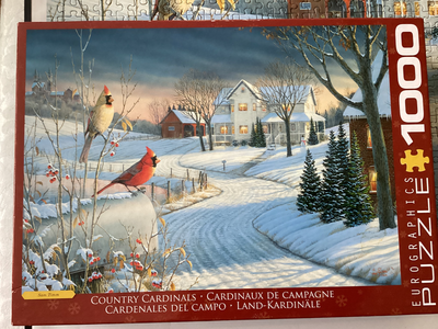 Eurographics 1,000-piece „Country cardinals” puzzle, View more