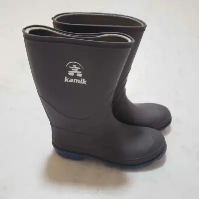 Kamik rain boots size 5(big kids), View more