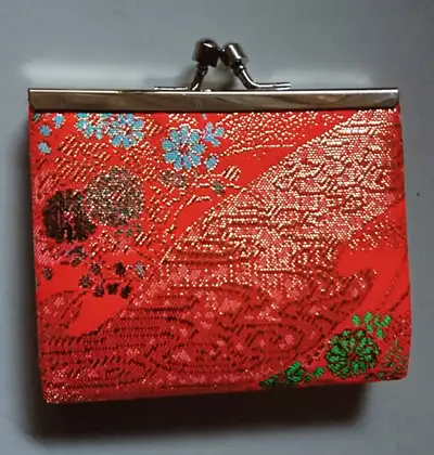Chinese Embroidery Silk Satin Mini Coin Pouch Wallet Coin Purse, View more