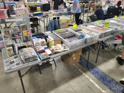 Video Games from Mike's Game Room at Trinkets Toy Show Sunday, View more
