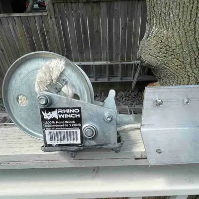 Rhino 1200 lb hand winch, View more