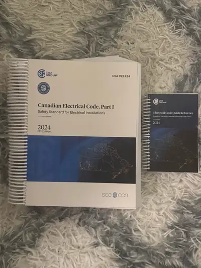 Canadian Electrical Code Book 2024 And Reference Book [Both 26th-Latest Edition] I also have more bo...