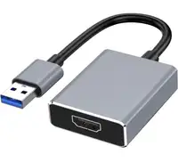 USB to HDMI Adapter, USB 3.0/2.0 to HDMI 1080P Video Graphics