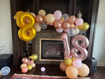 Birthday balloons