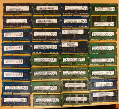 Laptop DDR PC3 4GB and 8GB modules, View more