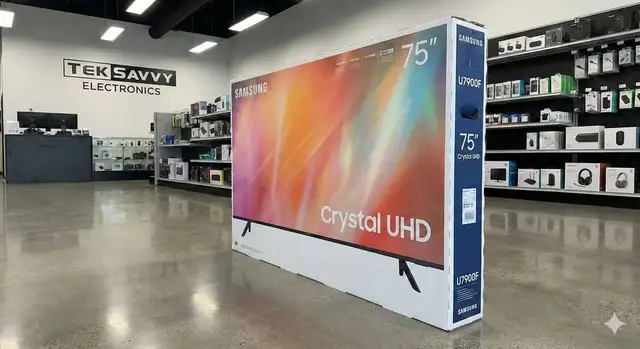 Samsung 75" 4K Smart TV (U7900F) - Crystal UHD - New in TVs in City of Toronto - Image 2